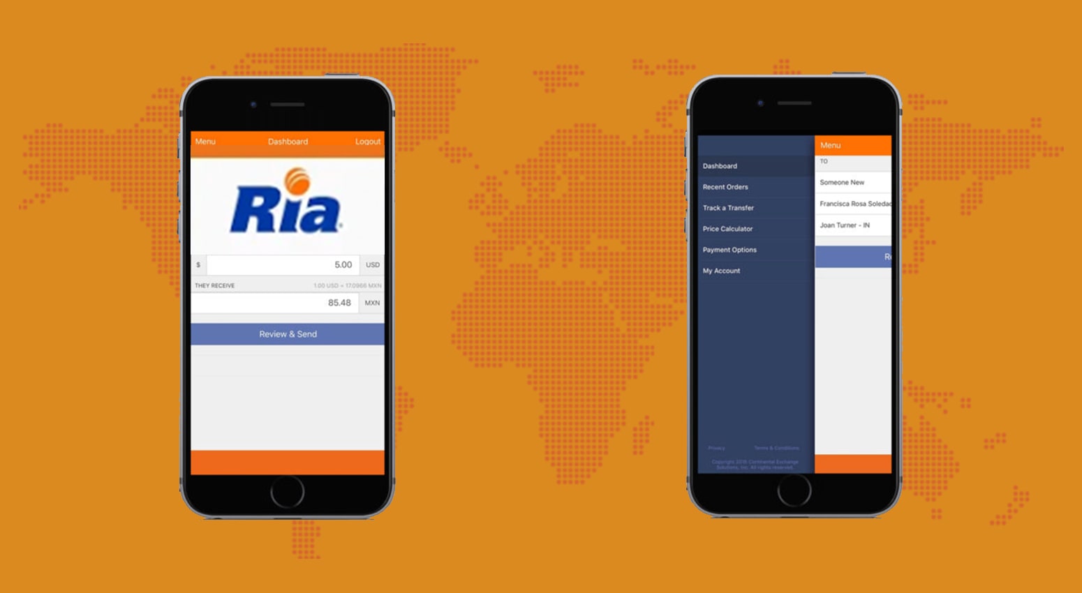 Ria Money Transfer App